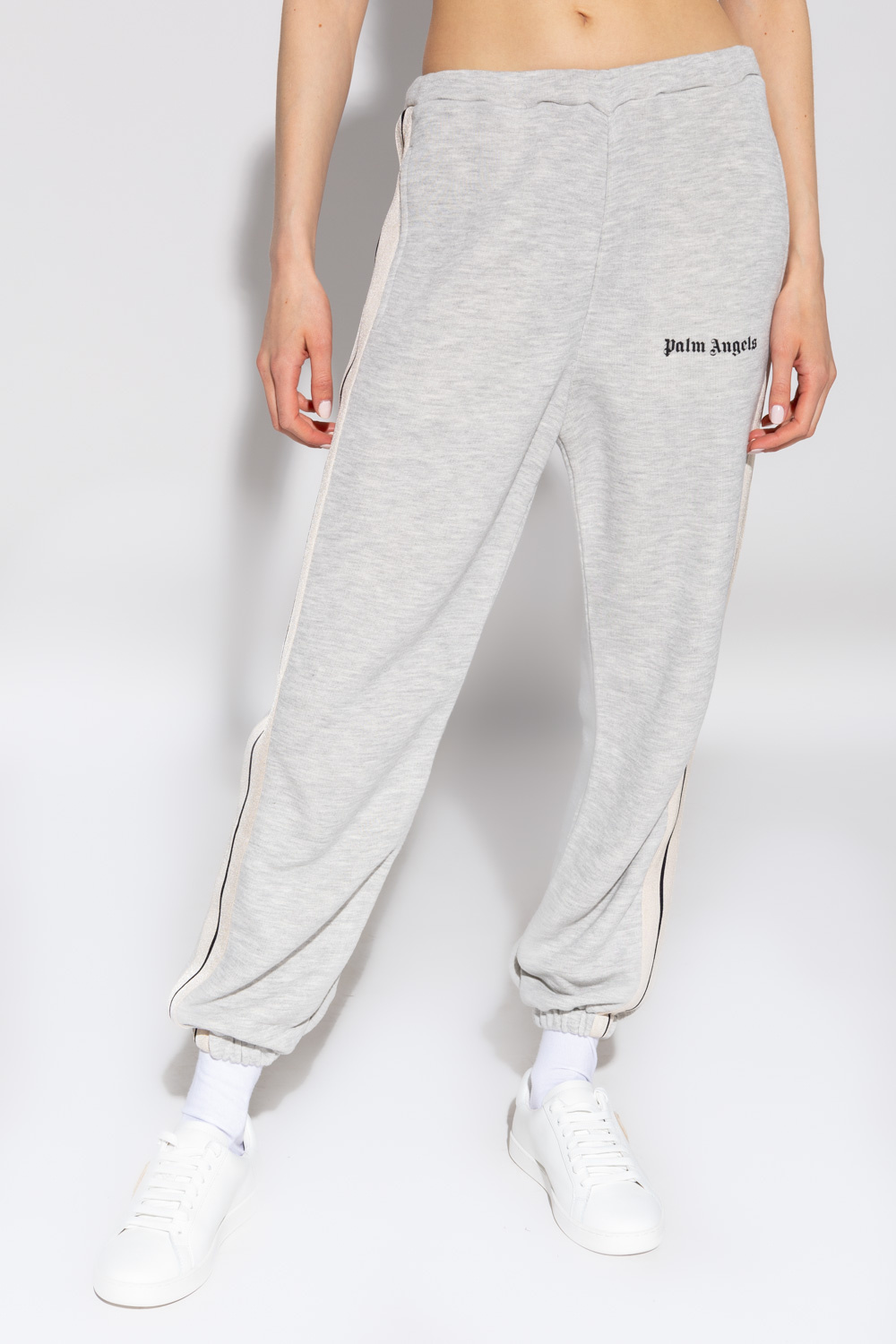 Grey Sweatpants with side stripes Palm Angels Vitkac France